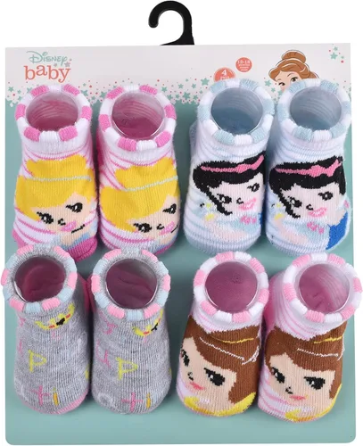 Miniatura 2 de Disney Princess Paquete múltiple de calcetines de cuarto de bebé para niñas Nieve