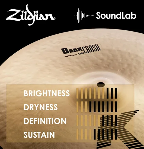 Miniatura 5 de Zildjian K Series Dark Crash Platillo - 16 pulgadas de espesor