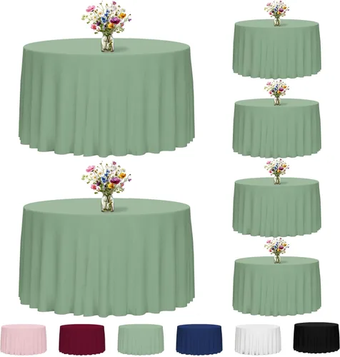 Miniatura 24 de Fixwal Paquete de 2 manteles rectangulares negros de 60 x 102 pulgadas, reutilizables, resistentes, lavables, para mesas de 6 pies, bodas, fiestas