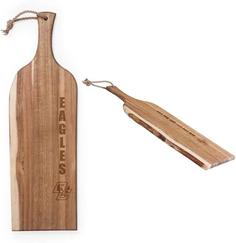 Miniatura 3 de PICNIC TIME NCAA Texas A&M Aggies Artisan - Tabla de embutidos de acacia de 24 pulgadas con borde de madera cruda, tabla de queso, plato