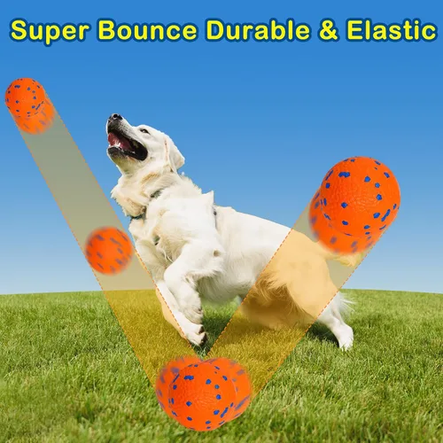 Miniatura 6 de Pelotas de tenis para perros masticadores agresivos, juguetes para masticar indestructibles para la dentición de perros grandes, medianos