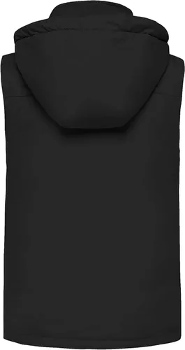 Miniatura 2 de wantdo Chaleco de invierno cálido para hombre, chaleco acolchado a prueba de viento con capucha
