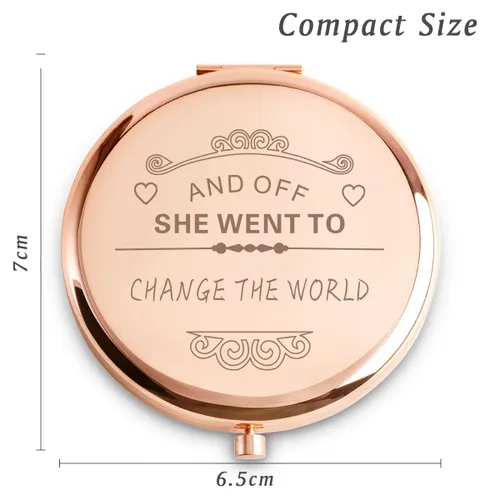 Miniatura 2 de Regalos inspiradores para mujeres, regalos personalizados para el día de la madre, cumpleaños, graduación, amistad, regalo único de espejo compacto
