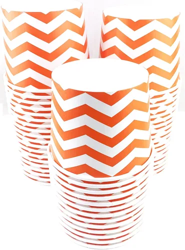 Heyiwell Vasos de papel de 16 onzas para helado y yogur congelado, cuencos de postre, aperitivos para alimentos calientes o fríos, 50 unidades,