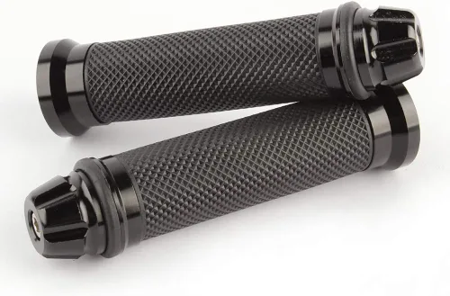 Miniatura 2 de Motorcycle 7/8" CNC Hand Grips Aluminum Rubber Gel Handlebar for Sport Bike(Red)