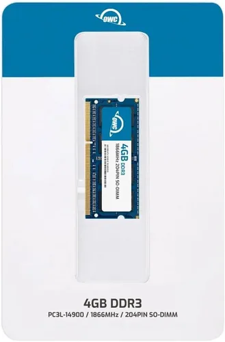 Miniatura 2 de OWC 4GB DDR3L 1866 PC3L-14900 CL13 1Rx8 204-pin 1.35V módulo de memoria RAM SODIMM no ECC compatible con Synology NAS DS218+ DS418play DS620slim