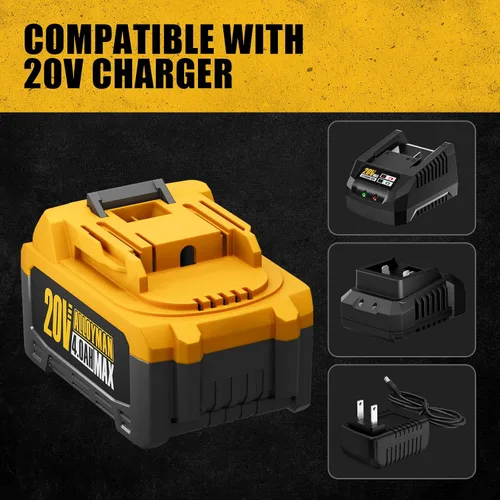 Miniatura 6 de Batería eléctrica Alloyman 20V 4.0AH herramientas eléctricas compactas