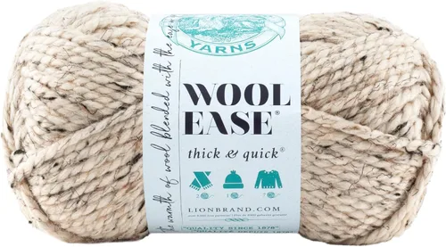Miniatura 71 de Lion Brand Yarn - Ovillo de lana Wool-Ease Thick & Quick color fuerza aérea