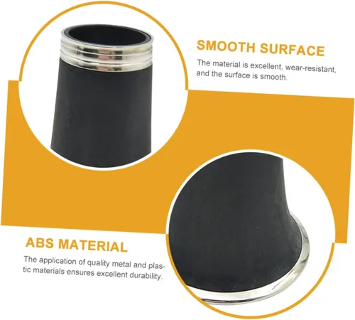 Miniatura 4 de Tubo de clarinete B Piezas de clarinete plano Suministros de clarinete Tubo de paso de agudos B Tubo de clarinete plano Barril Clarinete ajustable