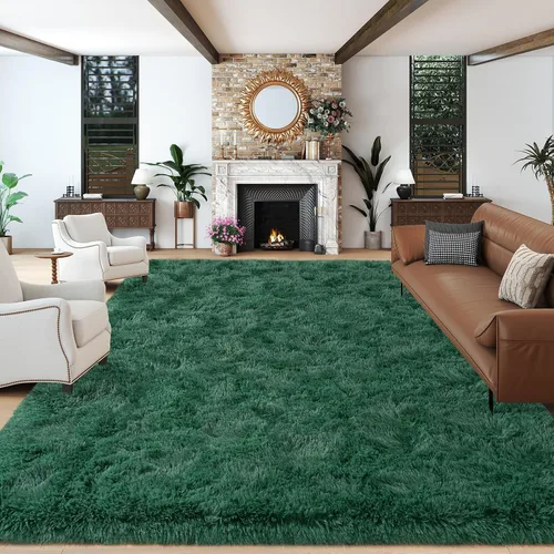 Miniatura 140 de Dssimo - Alfombra superesponjosa para la habitación, alfombra de área moderna, pequeña, suave y acogedora de felpa para niños, niñas y adolescentes