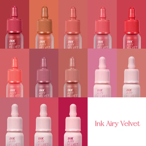 Miniatura 5 de Peripera Ink Airy Velvet - Tinte labial de alta pigmentación, ligero, suave, hidratante (030 WAKE UP CHERRY)