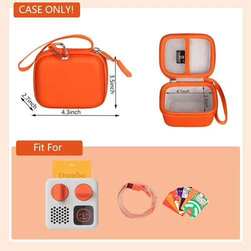 Miniatura 6 de Tourmate Estuche rígido de almacenamiento para Yoto Estuche de transporte de viaje para niños, altavoces, reproduce tarjetas de audiolibro
