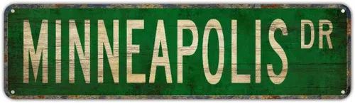 Miniatura 19 de snowsun Letrero de metal ARUBA DR Vintage Signs Retro Tin Placa de aluminio para dormitorio, cocina, jardín, pared, bar, club, café, letrero Placa