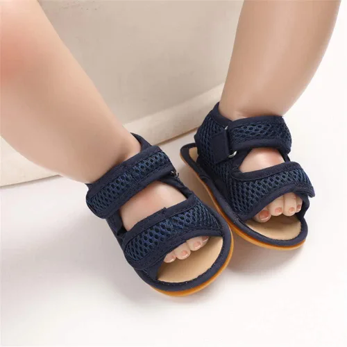 Miniatura 2 de E-FAK Sandalias de verano para bebés y niñas al aire libre, playa, suela suave de goma antideslizante para recién nacidos, zapatos para primeros