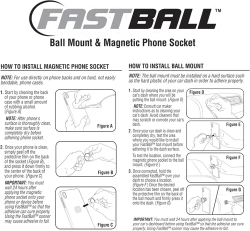 Miniatura 7 de BulbHead Fastball 13343ASS-12 - Soporte magnético para teléfono celular, color negro