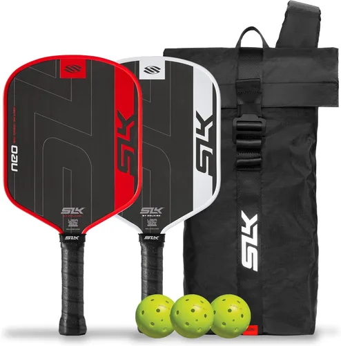 Miniatura 17 de Selkirk Sport SLK - Juego de raquetas de pádel de 2 Diseñadas en los Estados Unidos Elija el juego SLK Neo de grafito, el juego SLK Neo de fibra