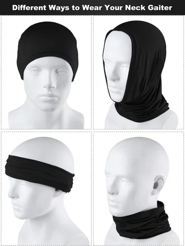 Miniatura 3 de Bufanda de verano con protección UV para el cuello, pasamontañas, transpirable, bufanda