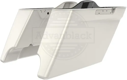 Miniatura 73 de Alforjas de motocicleta aptas para Harley Touring FLH 2014+ - Whisky ámbar, accesorios de perillas, bolsas rígidas estiradas