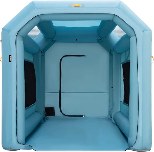 Miniatura 9 de VEVOR Cabina de Pintura Inflable Portátil, Cabina de Pulverización Inflable de 13 x 8 x 8 pies, Carpa de Pintura para Automóvil con Sistema