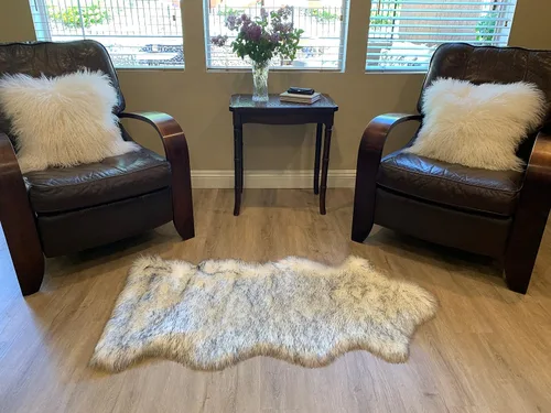 Miniatura 32 de LAMBZY Alfombra de pelo de oveja sintética, hipoalergénica, súper suave, sedosa para sala de estar, habitación de los niños, sofá