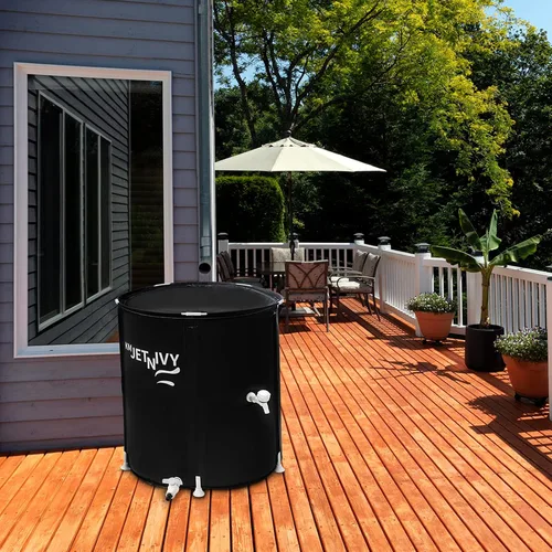 Miniatura 2 de Rain Barrel - Sistema de recolección de agua de lluvia plegable anticolapso, tanque de almacenamiento de agua portátil, captador de agua para jardín