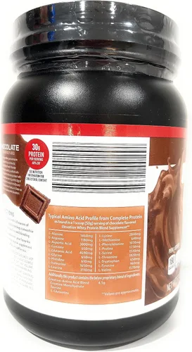 Miniatura 3 de Elevation Millville - Proteína en polvo de chocolate de 32 onzas, paquete de 1