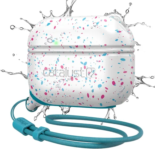 Miniatura 12 de Catalyst Funda impermeable para AirPods Pro de 2ª generación y AirPods Pro de 1ª generación, compatible con carga inalámbrica y USB-C, diseño de una