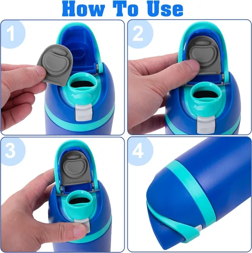 Miniatura 4 de 4 tapones de repuesto para Owala de 19/24/32/40 onzas, junta de tapa superior de botella compatible con Owala FreeSip junta de tapón de botella