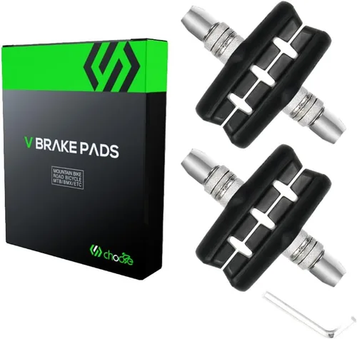 Chooee Pastillas de freno en V para bicicleta, juego de pastillas de freno de bicicleta, 2 pares de zapatas de freno universales