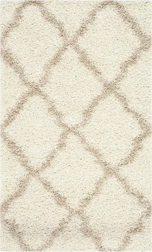 Miniatura 38 de Safavieh - Dallas Shag Collection SGD257A - Alfombra de área con diseño de enrejado de 10 x 14 pies
