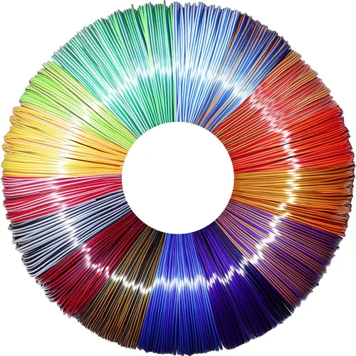 Miniatura 6 de MIKA3D 2 Envases de muestra de recambio de filamento de seda PLA de dos colores en 1, 16 sedas diferentes de seda PLA de dos colores, cada una de 4