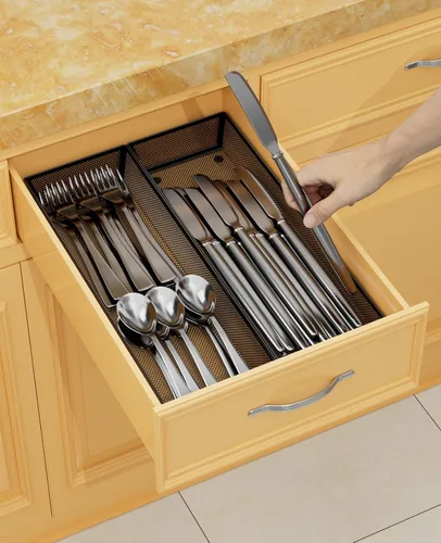 Miniatura 2 de JANE EYRE organizador de cajones de cocina - organizador de cubiertos y utensilios para cajón de cocina, bandeja de cubiertos en cajón