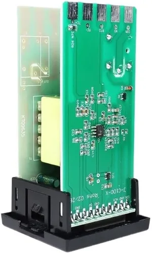 Miniatura 3 de Digital PID Temperature Controller REX-C100 REX C100 Thermostat 0-400℃+ 40DA SSR Relay+ K Thermocouple 1m Probe RKC + Heatsink(1 Set with Base)
