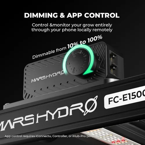 Miniatura 6 de MARS HYDRO FC-E3000 - Luz LED de crecimiento de 300 vatios de 3 x 3 pies, barra de luz de crecimiento de espectro completo, lámpara de cultivo