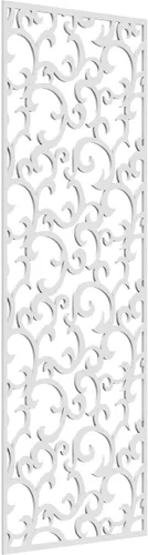 Miniatura 196 de Wheatland Paneles de pared decorativos de madera con calado, 9 3/8 pulgadas de ancho x 24 3/8 pulgadas de alto x 1/4 de alto, nogal