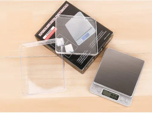 Miniatura 2 de Escala digital LCD 6.6 lbs 0.00 oz báscula de pesaje electrónica mini precisión gramos balanza de peso para cocina