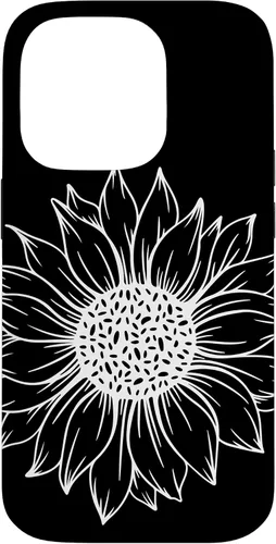 Miniatura 17 de iPhone 16 Cute and Beautiful White Flower of Sunflower Case