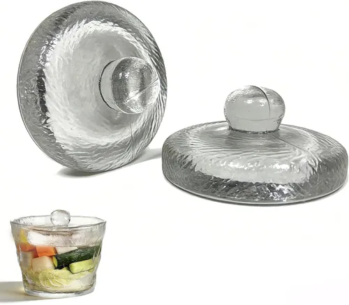 Paquete de 2 pesos de fermentación, pesas de vidrio de 3.78 pulgadas para fermentación, aptos para frascos Mason de boca ancha, reutilizables para