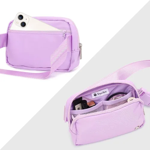 Miniatura 5 de Riñonera para mujer con correa ajustable impermeable, 09Púrpura, Talla única, A la moda