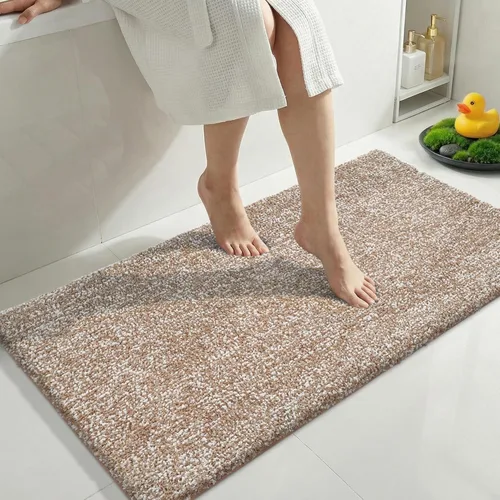 Miniatura 9 de Yimobra Alfombra de baño acolchada antifatiga, antideslizante, lavable, de microfibra suave y densa para lavabo, ducha, pies cansados, cómodo