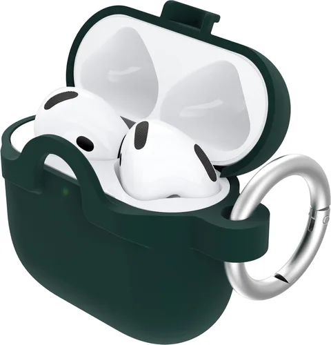 Miniatura 7 de OtterBox Funda suave al tacto para AirPods de 4ª generación, cristal negro, funda protectora para Apple AirPods