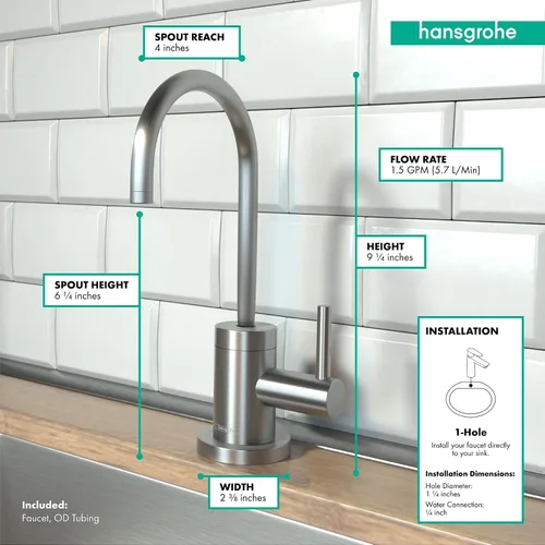 Miniatura 4 de HANSGROHE HG S - Llave para bebidas., 04301800