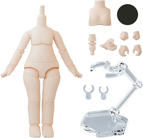 Miniatura 11 de Cuerpo de Muñeca BJD a Escala 1/12 9.6cm/11cm YMY2 Cuerpo de Figuras de Acción de Reemplazo Accesorios para Muñecas (Blanco Normal, 9.6cm)