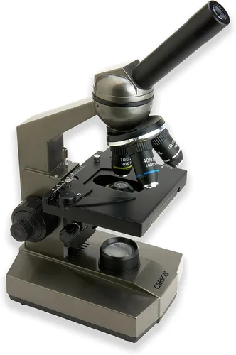 Miniatura 5 de Carson Microscopio compuesto para estudiantes 40x-400x para principiantes con adaptador universal para digiscopio para teléfonos inteligentes