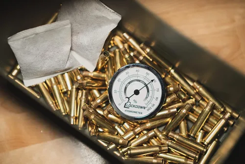 Miniatura 3 de Lockdown Higrómetro de bóveda para monitorear la humedad y el control de humedad en bóveda de armas, caja fuerte, almacenamiento