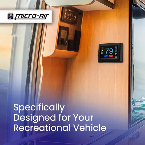 Miniatura 5 de MICRO-AIR EasyTouch - Termostato digital de repuesto para autocaravana, programable y confiable, habilitado para WiFi y Bluetooth, termostato