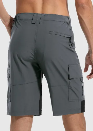 Miniatura 2 de Cycorld Mountain Bike-Pantalones cortos para hombre, acolchado de MTB para ciclismo holgado, forro de acolchado corto con bolsillos con cremallera