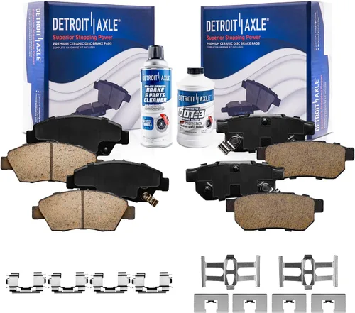 Miniatura 79 de Detroit Axle - Pastillas de Freno Delantero para Nissan Altima Maxima Sentra 350Z Cube Juke Versa INFINITI G20 G35 I30 I35 Suzuki SX4, Pastillas