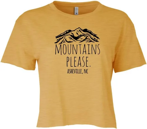 Miniatura 12 de Women's Screen Printed Crop Tee, Shirts With Sayings