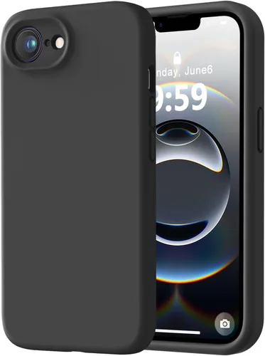 Miniatura 232 de LOVE 3000 Compatible con Funda para iPhone 15, [Cámara de Cobertura Completa de Silicona Suave] [Protección contra Caídas de 8 pies], Forro de Negro